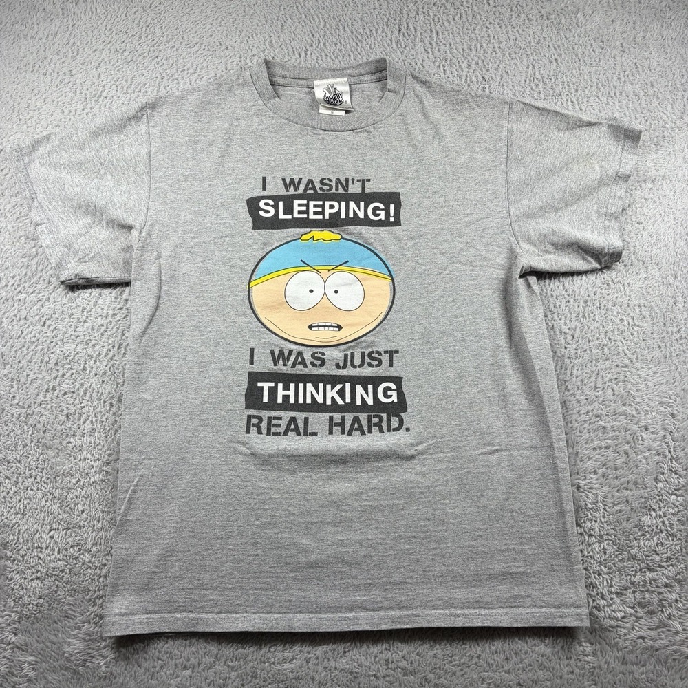 VINTAGE South Park T Shirt Mens M Gray Humor Funny Comedy Central